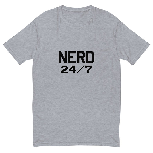 Nerd 24/7 Shirt (Black Text)