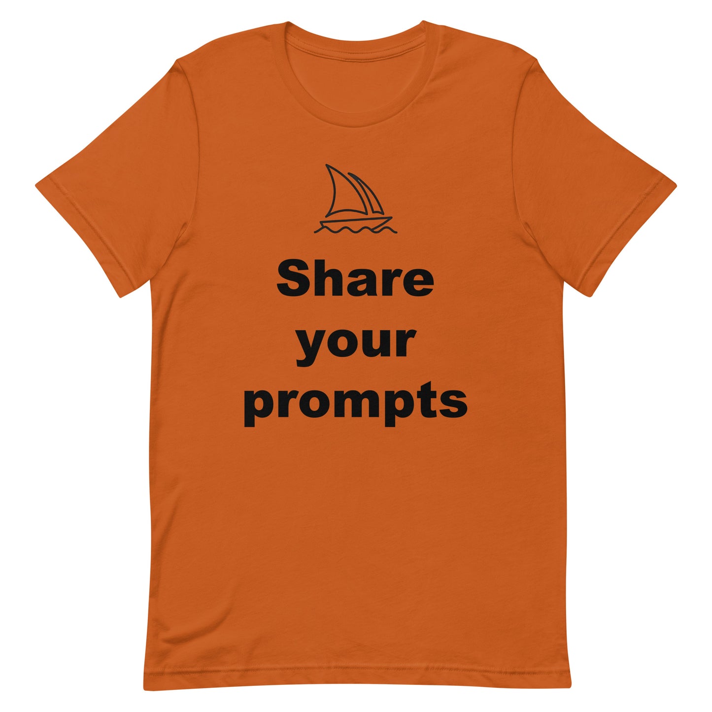 Midjourney AI "Share your Prompts" shirt