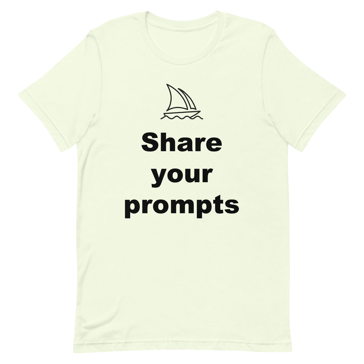Midjourney AI "Share your Prompts" shirt