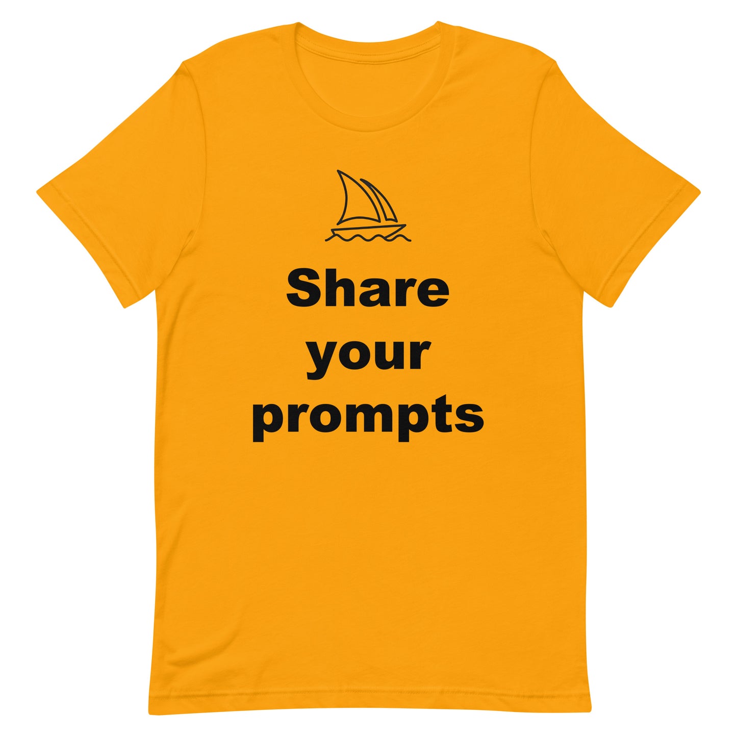Midjourney AI "Share your Prompts" shirt