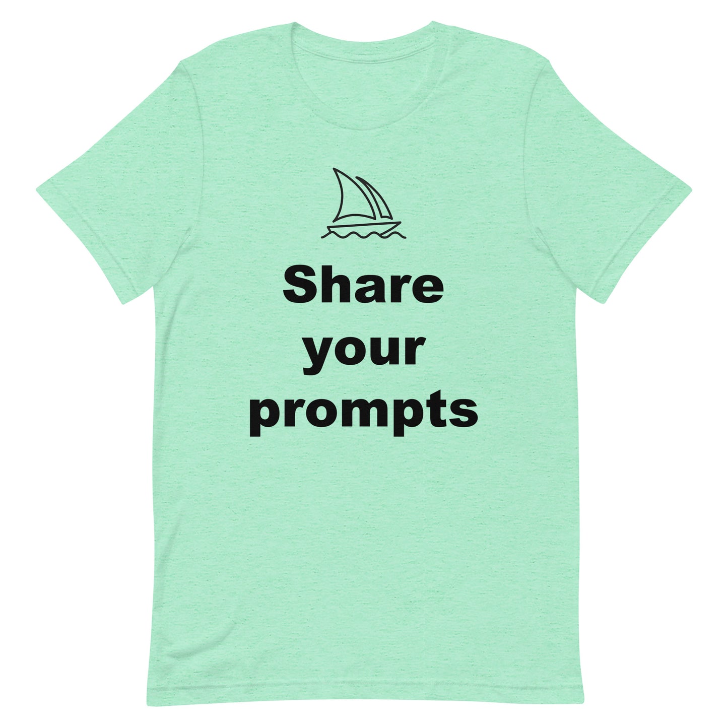 Midjourney AI "Share your Prompts" shirt