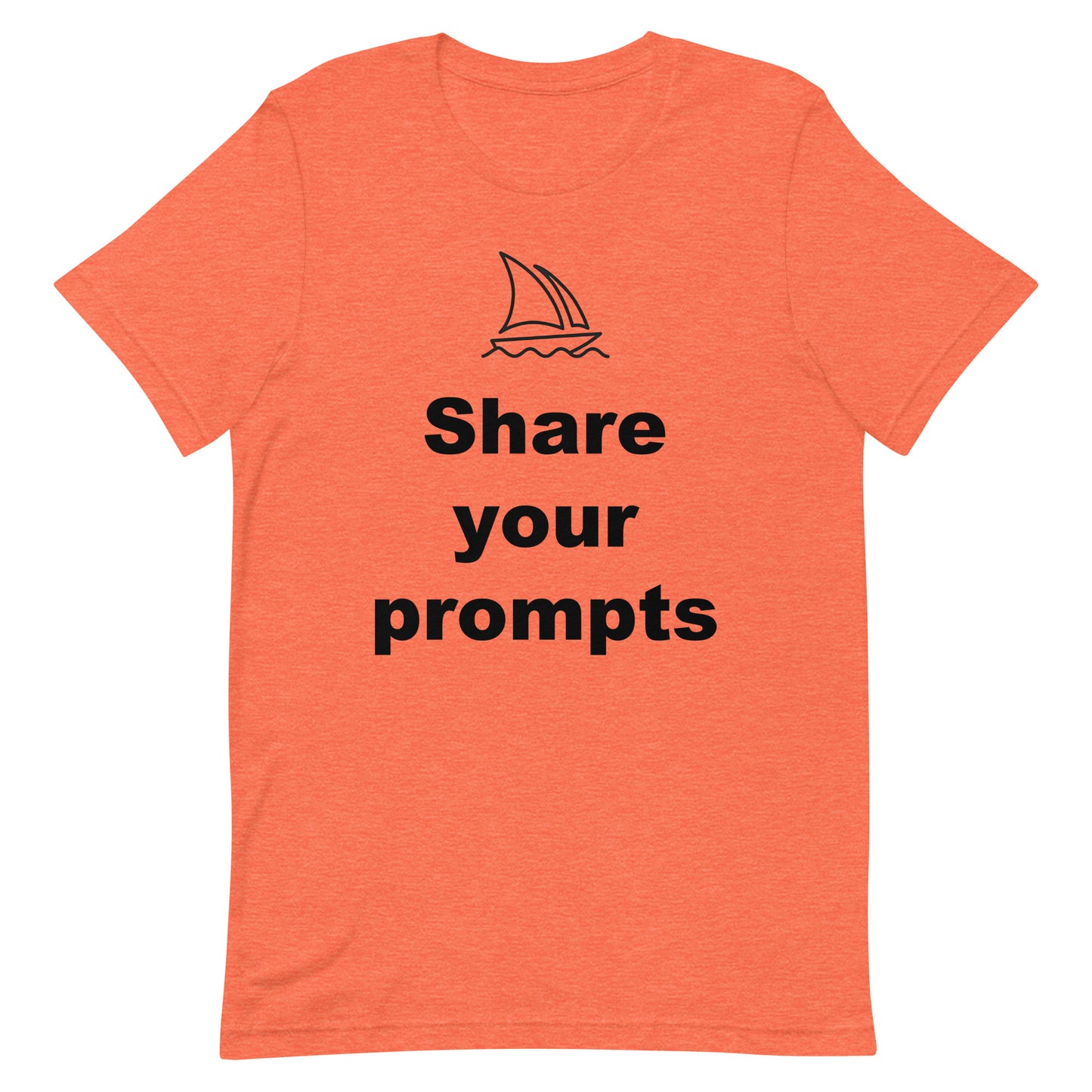 Midjourney AI "Share your Prompts" shirt