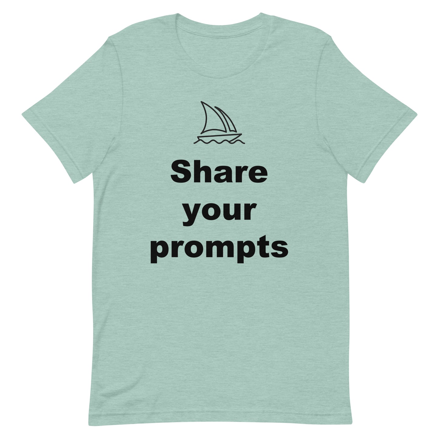 Midjourney AI "Share your Prompts" shirt