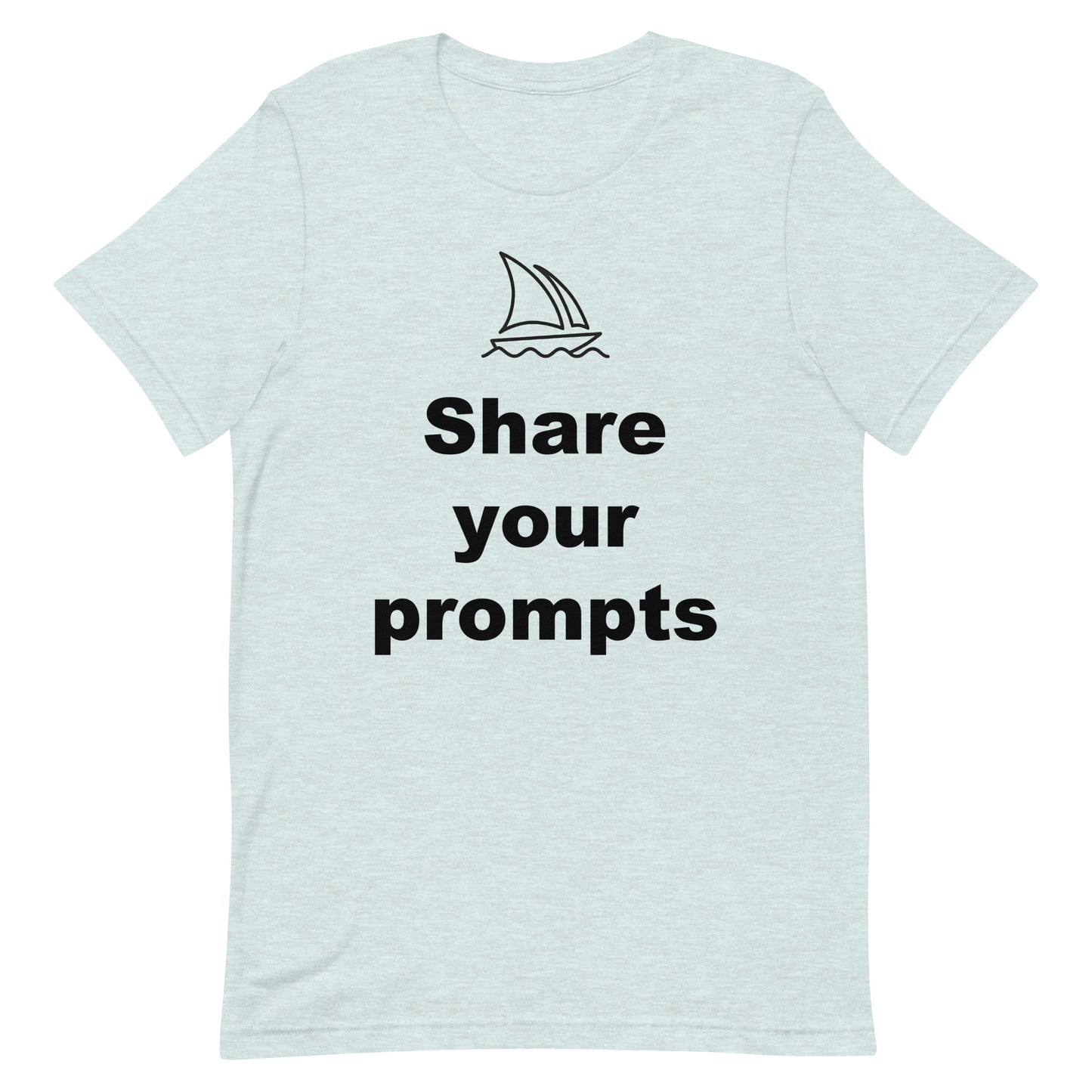 Midjourney AI "Share your Prompts" shirt