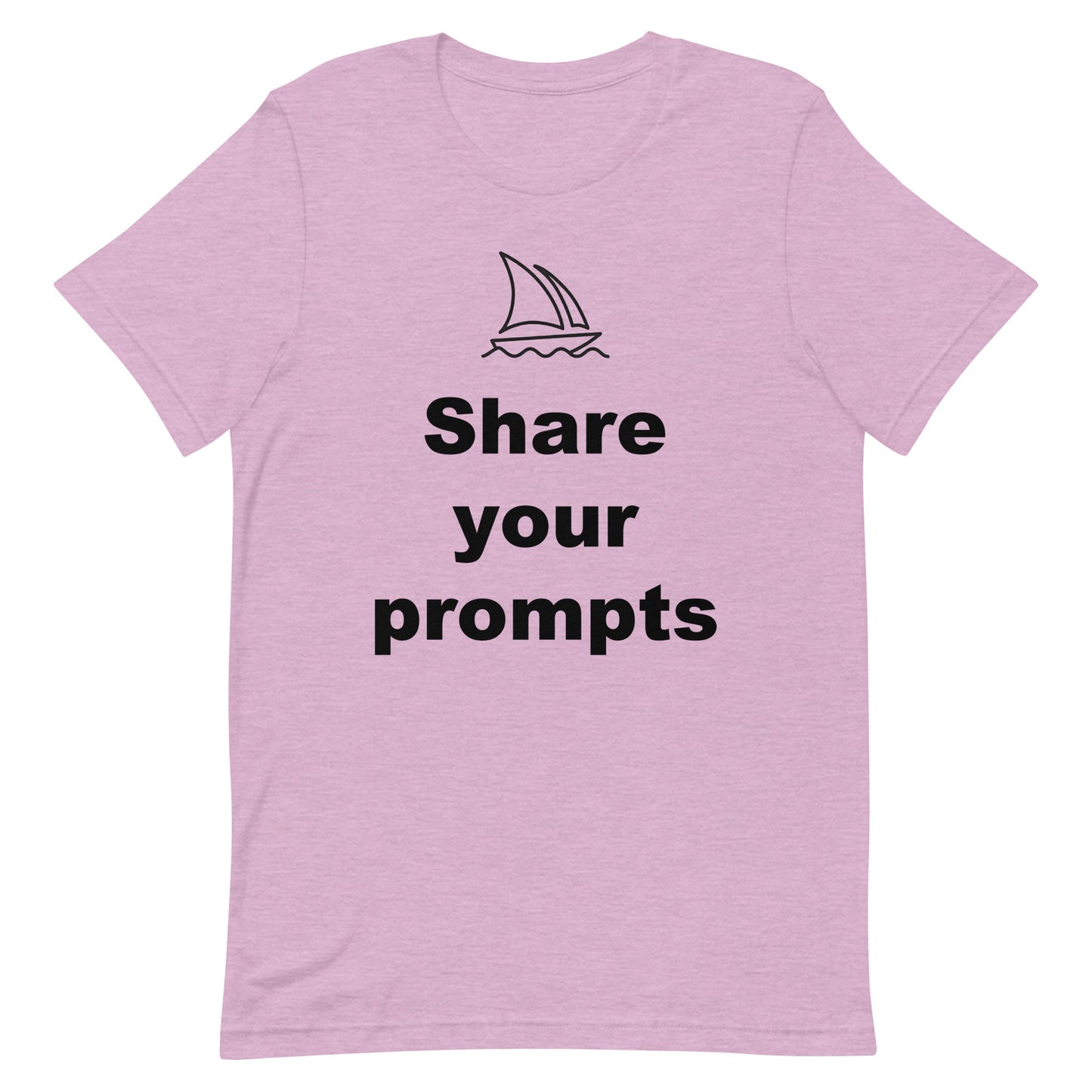 Midjourney AI "Share your Prompts" shirt
