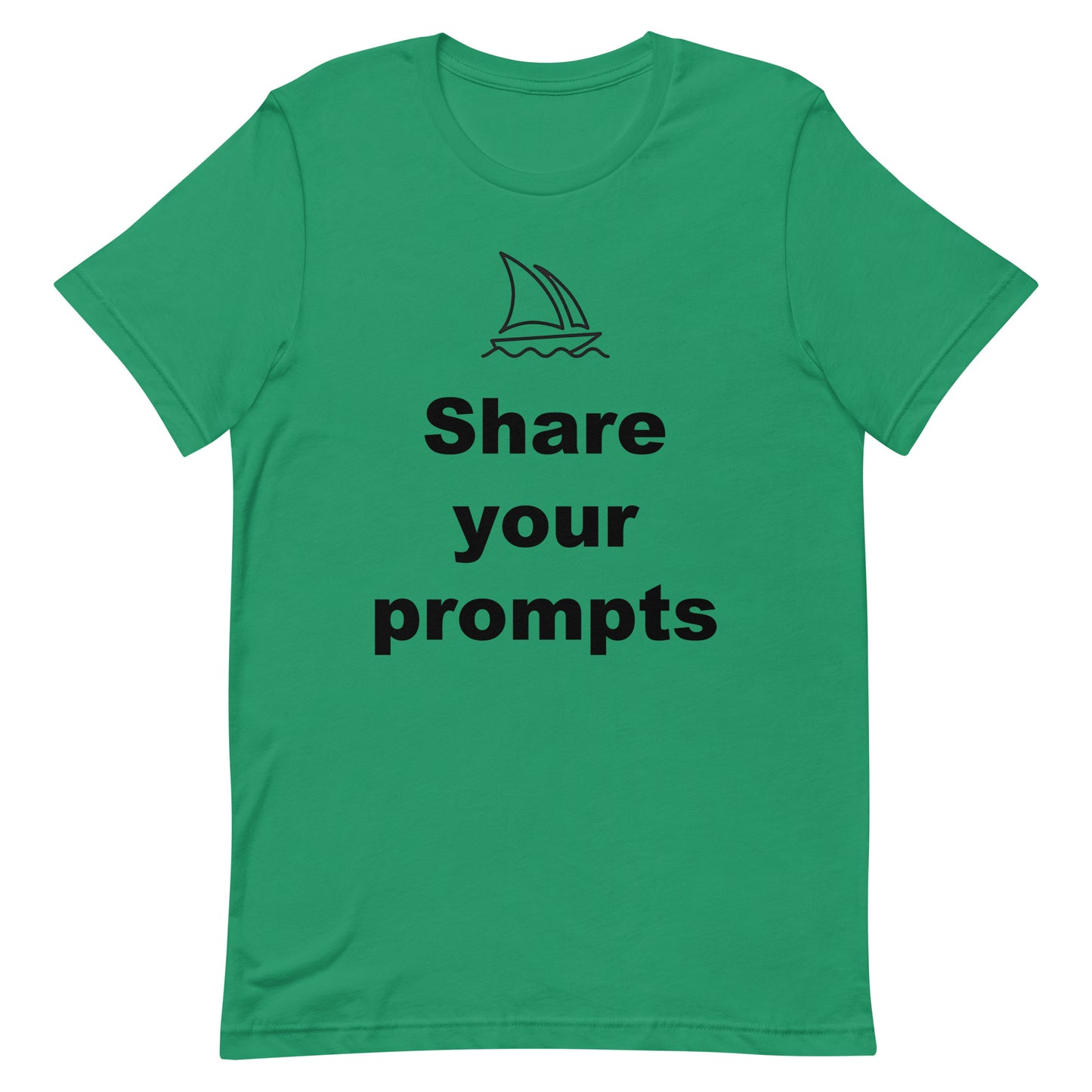 Midjourney AI "Share your Prompts" shirt