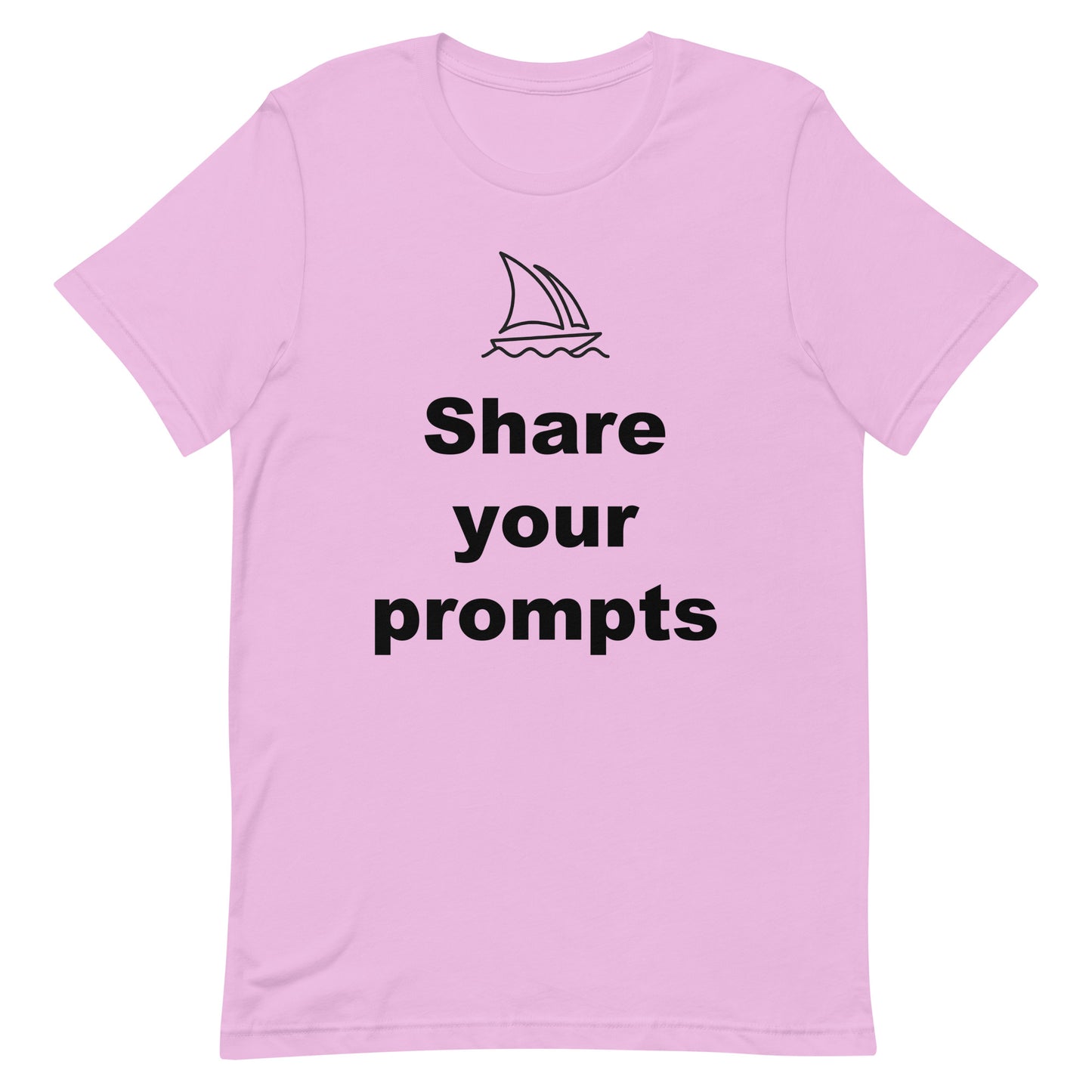 Midjourney AI "Share your Prompts" shirt