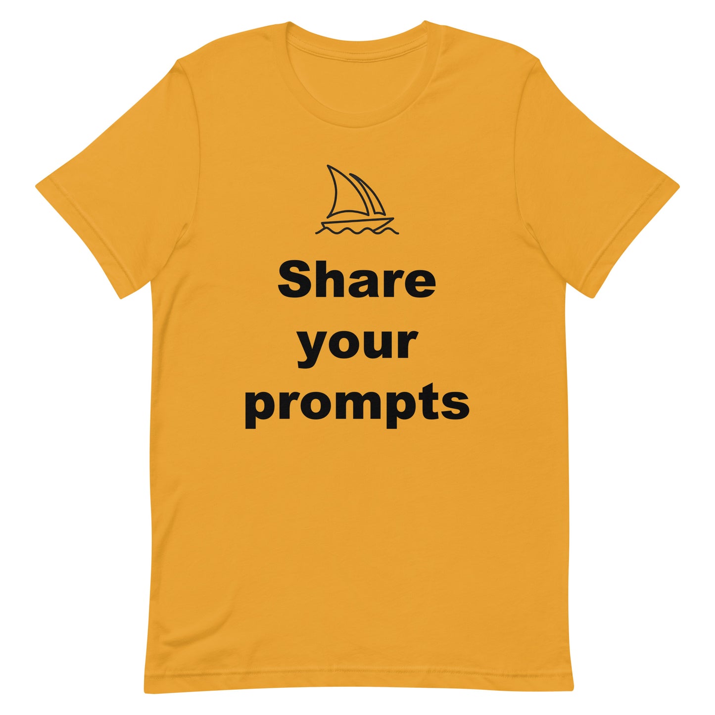 Midjourney AI "Share your Prompts" shirt