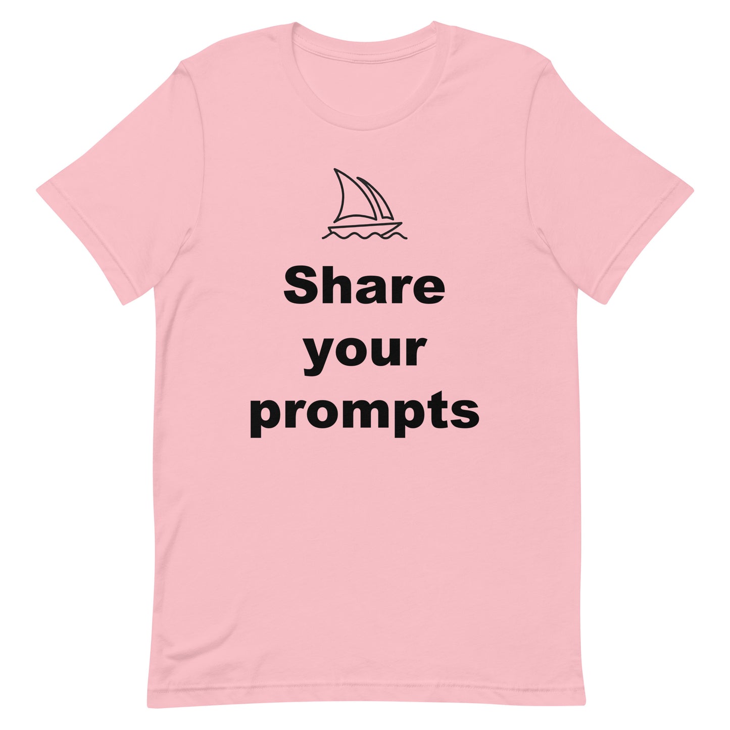 Midjourney AI "Share your Prompts" shirt