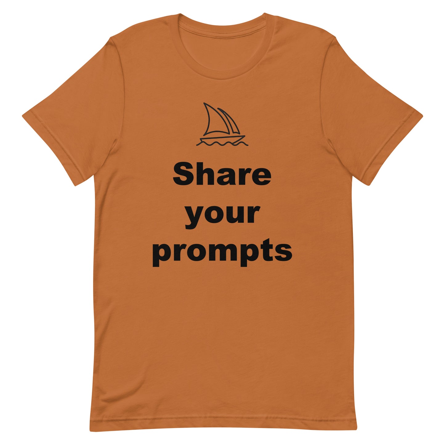 Midjourney AI "Share your Prompts" shirt
