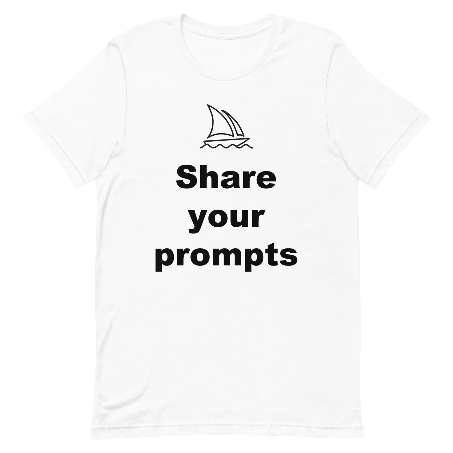 Midjourney AI "Share your Prompts" shirt