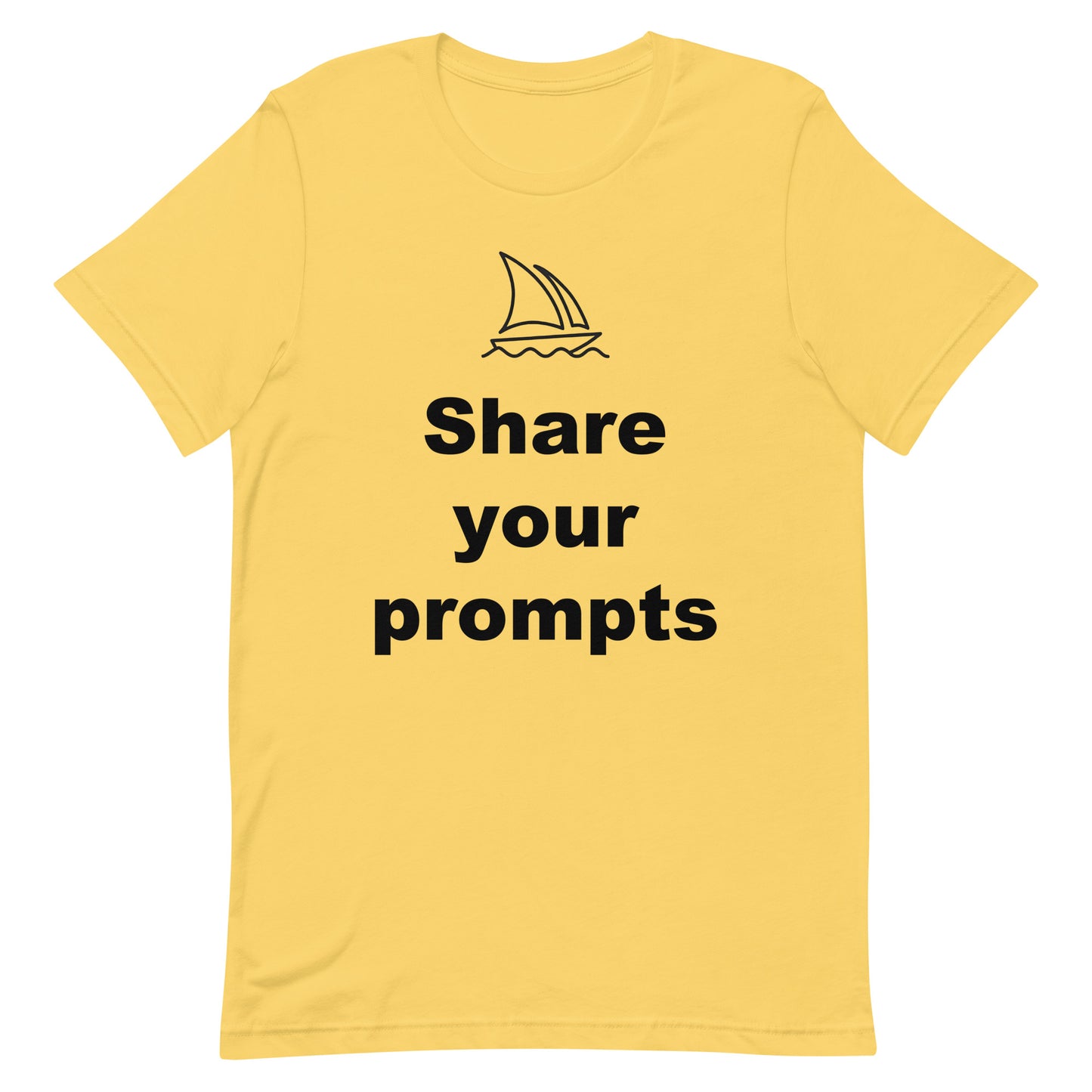 Midjourney AI "Share your Prompts" shirt
