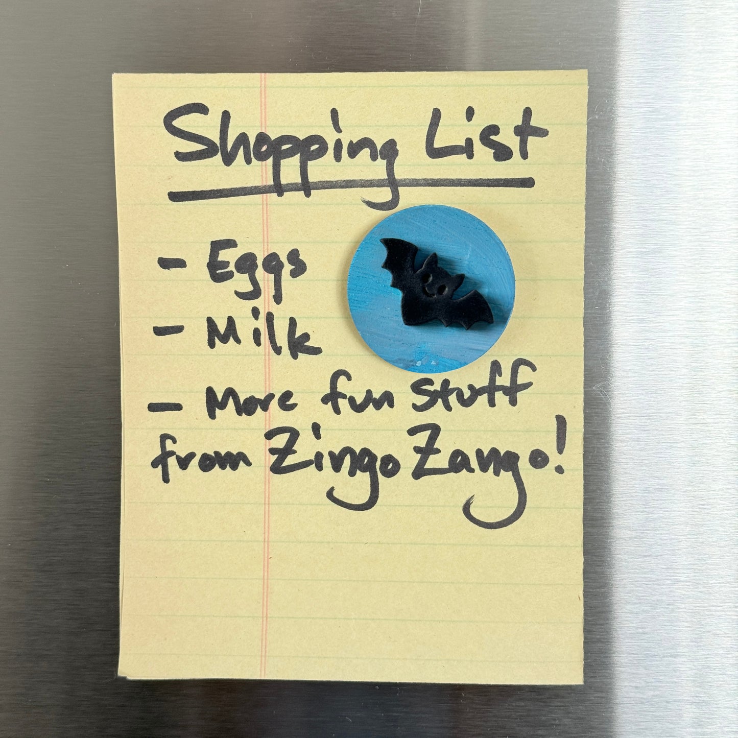 Cute Bat Refrigerator Magnet - Perfect for Halloween