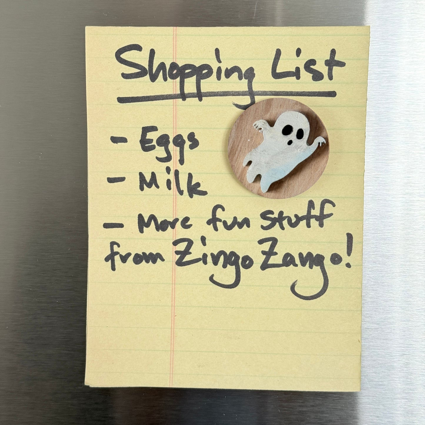 Cute Ghost Refrigerator Magnet - Perfect for Halloween