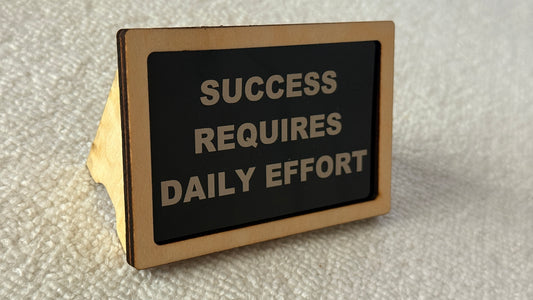 Motivational Card Holder - Desk Frame