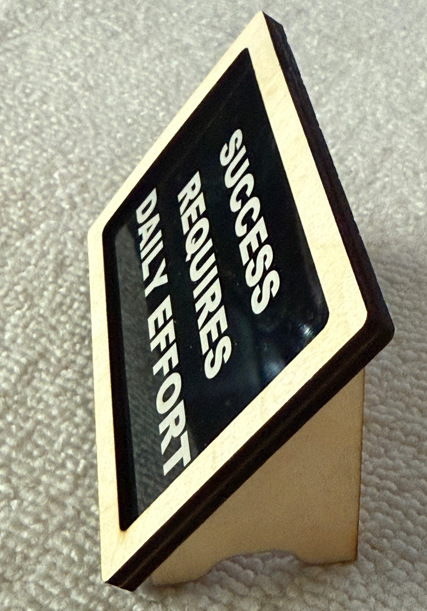 Motivational Card Holder - Desk Frame