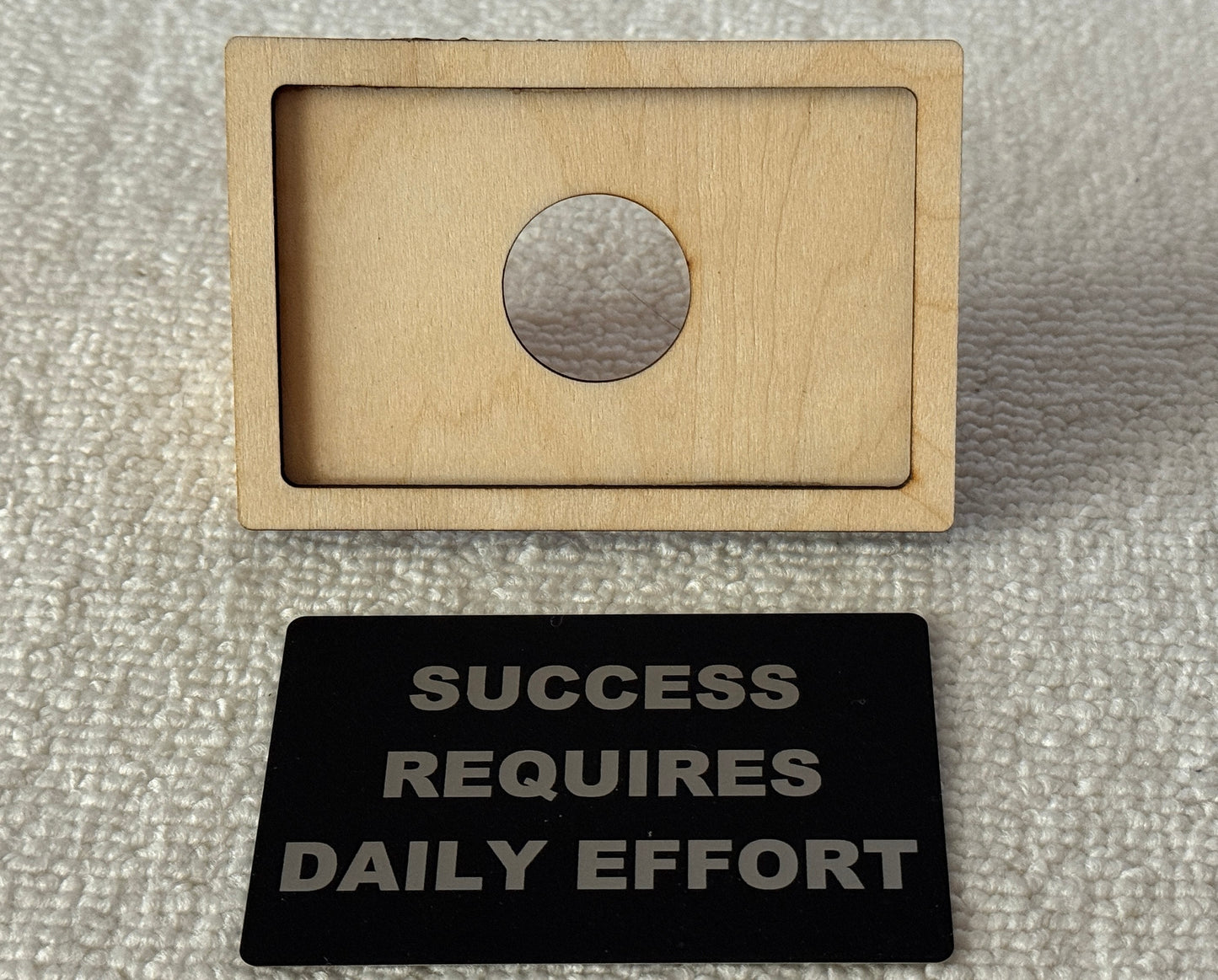 Motivational Card Holder - Desk Frame