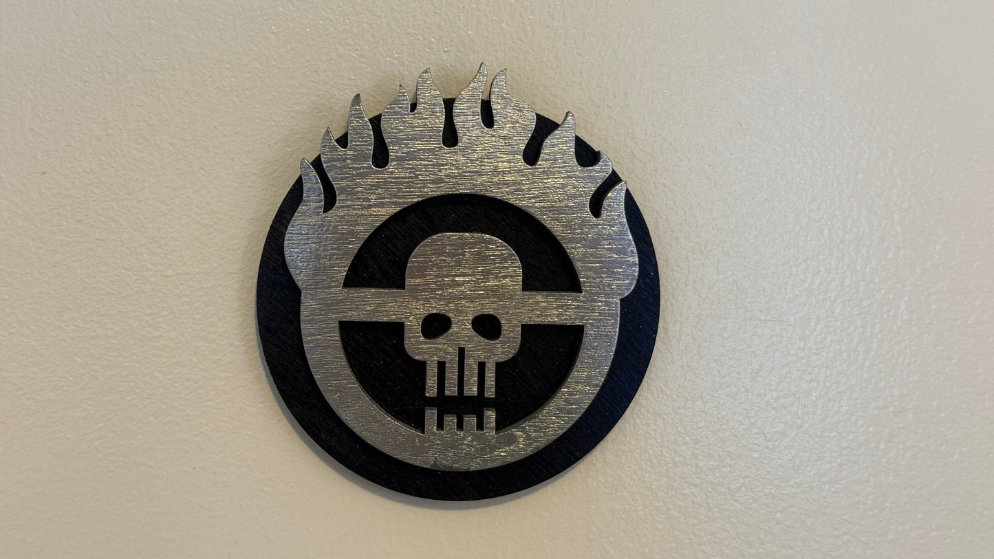 Mad Max Fury Road - War Boys Symbol Wall Art (Smaller Version)