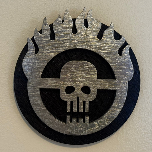 Mad Max Fury Road - War Boys Symbol Wall Art (Smaller Version)
