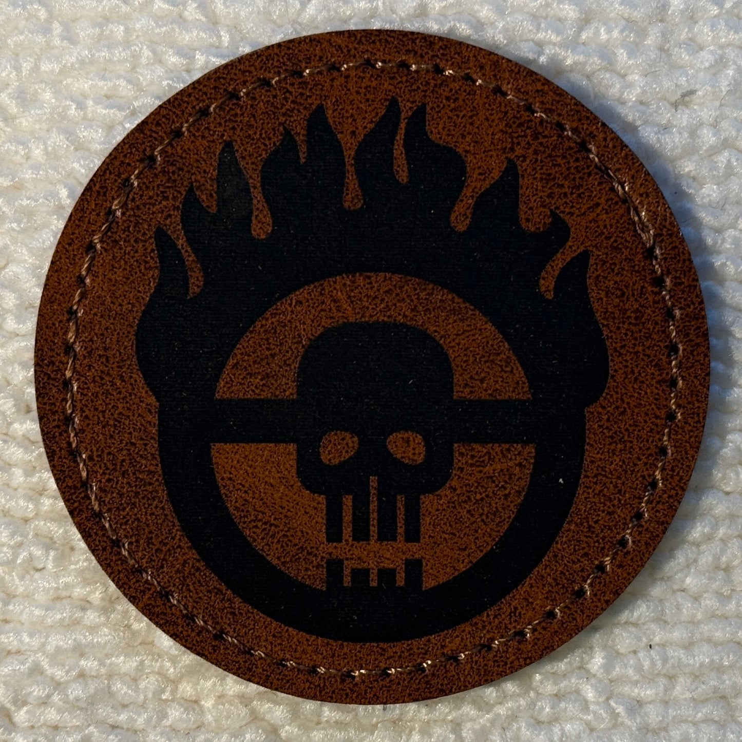 Mad Max Fury Road War Boys round leather patch