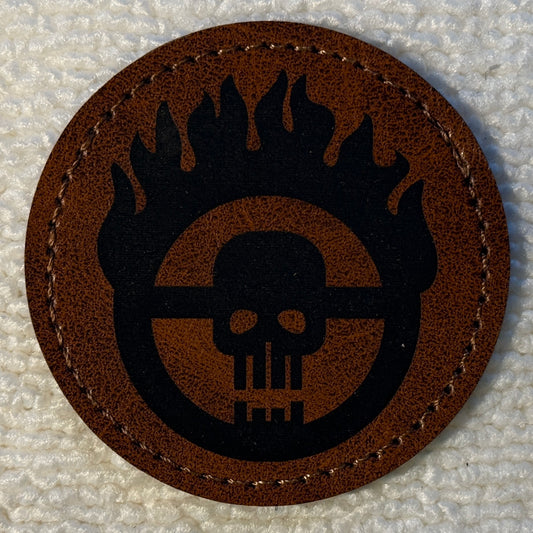 Mad Max Fury Road War Boys round leather patch