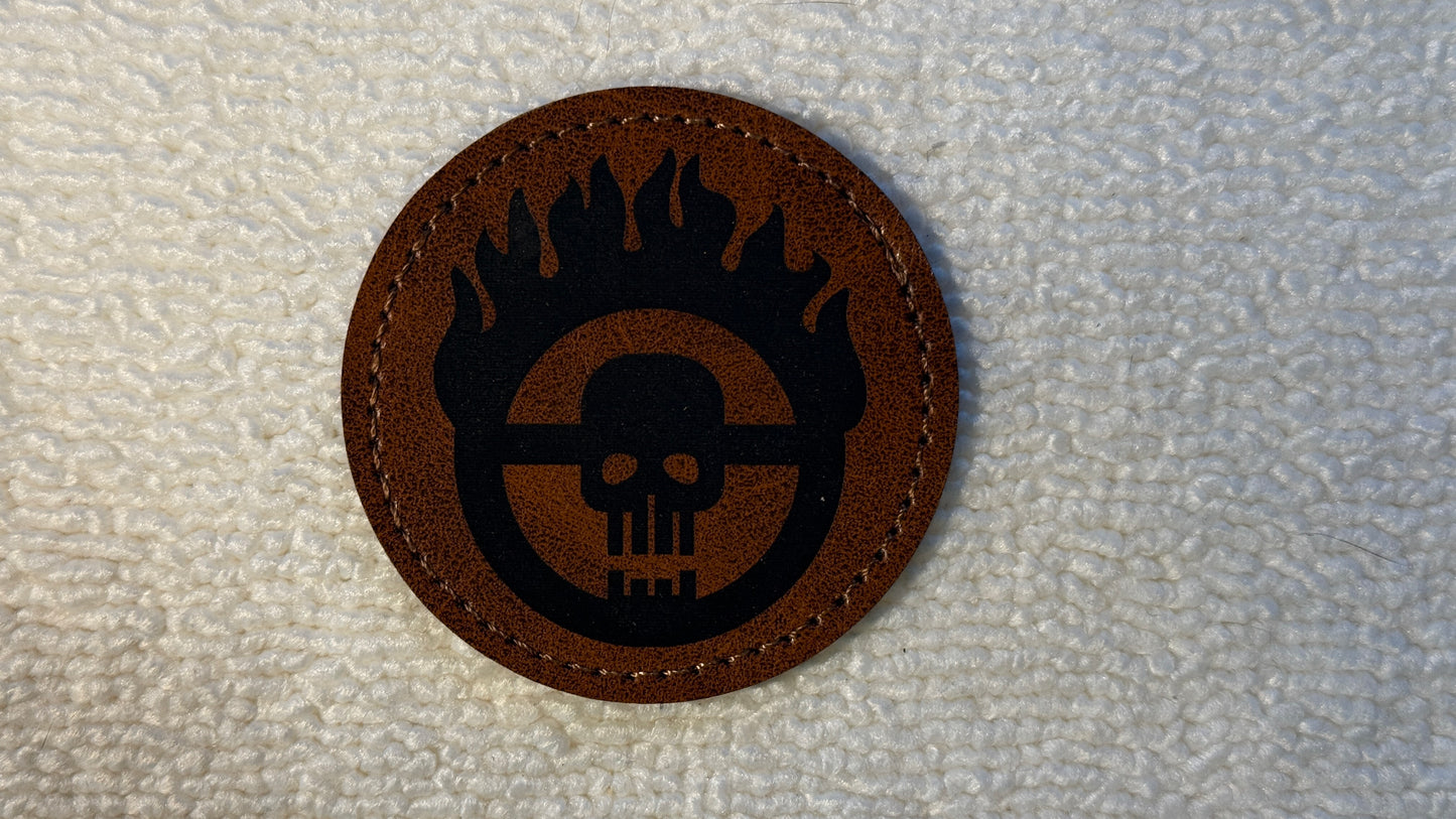 Mad Max Fury Road War Boys round leather patch